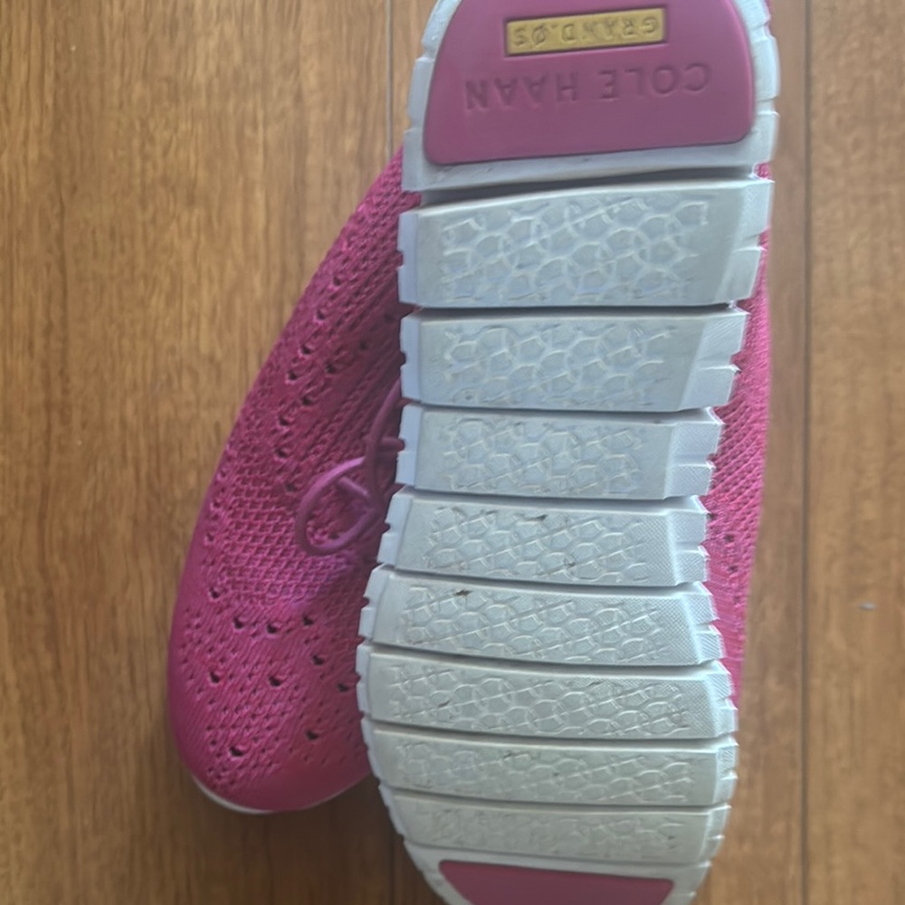 Cole Haan Pink Slip-On Sneakers with White Sole - Picture 5 of 5